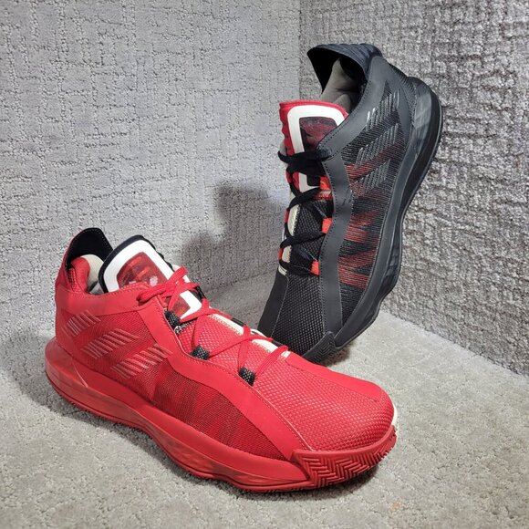 Adidas Dame 6 Men's Size 13 US Scarface Red White Black Lace Up Sneakers FY0850 - Picture 9 of 12